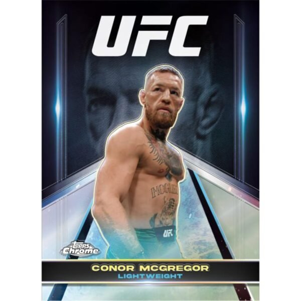 61DSrf8kOwL Topps UFC Chrome 2024 - Mega Box: 48 Collectible Trading Cards - Unisex - Multicolor Parallels - 1 Autograph Guaranteed