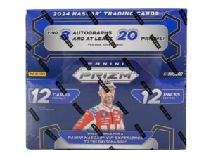 718fxR4UOZL-1 2024 Panini Prizm NASCAR Racing Hobby Trading Card Box (3 Autographs Per Box)