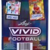 2024 Leaf Vivid Football Hobby Trading Card Box 5 Autographs